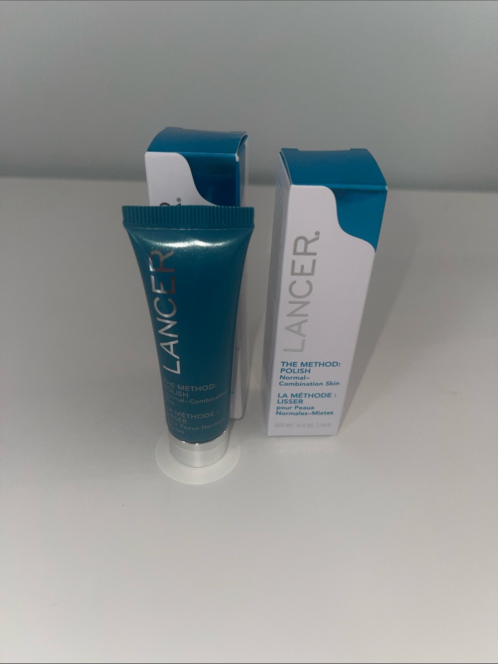 Lancer The Method: Polish Exfoliant - Teal Refresh 0.5 oz new